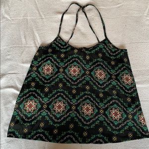 Criss-Cross Spaghetti String Hollister Top